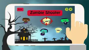 Zombies Halloween：僵尸万圣节射击怪兽游戏的孩子