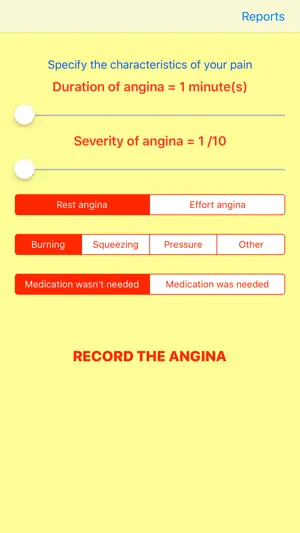 Angina Recorder