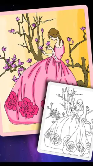 Bejoy 涂色画画本：美丽公主日记